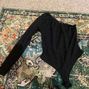 One sleeved one piece